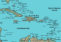 Caribbean Map